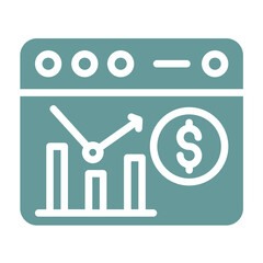 Vector Design Business Growth Icon Style