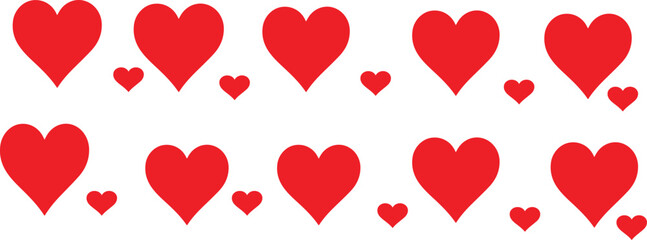  Red love. vector design