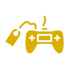 Vector Design Gamepad Sale Icon Style