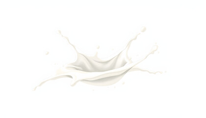 Milk Splash  on transparent png, easy to use, hand-drawn digital illustration. isolated with white highlights