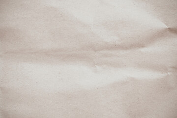 Crumpled brown paper texture background for design with copy space for text or image.