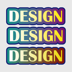 design efect compatible with illustrator