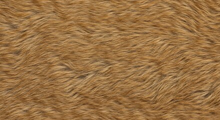 Fototapeta premium Detailed brown fur texture close-up.