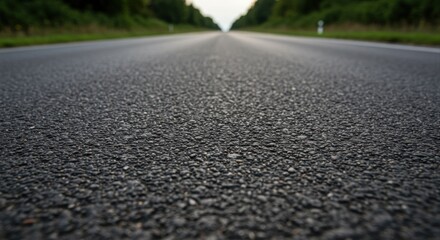 Naklejka premium Close-up view of a paved highway.