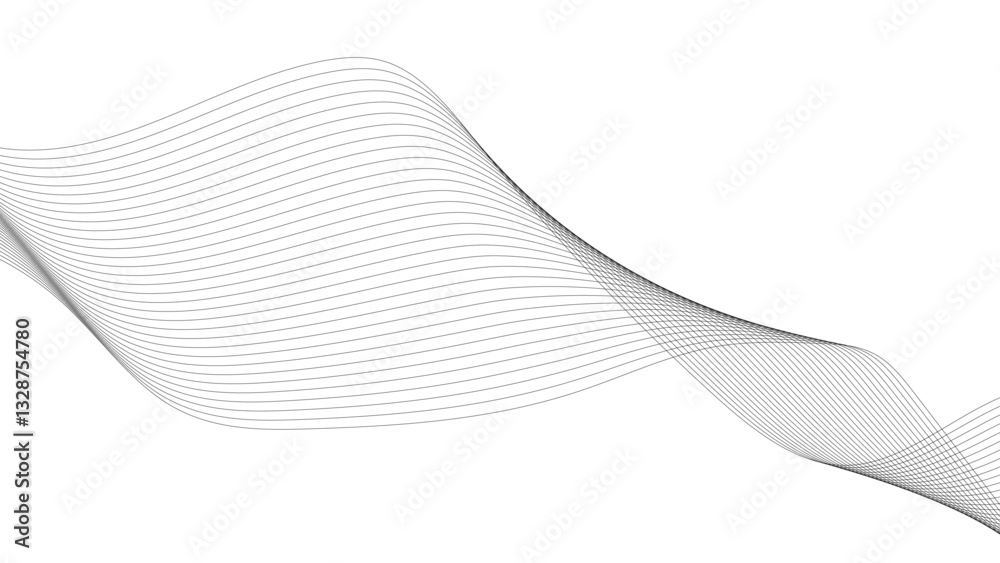 Canvas Prints line composition simple minimalistic design. mixer wave background. sound wave pattern element.