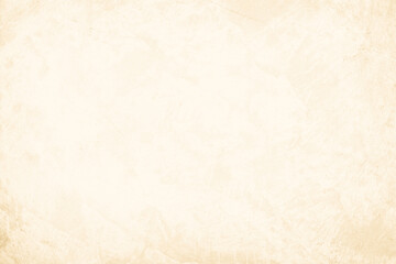 Colour old concrete wall texture background. Close up retro plain cream color cement wall background texture. Design paper vintage parchment element.
