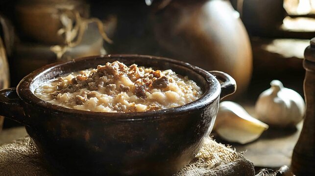 Heritage recipe close-ups highlight intricate ingredients and genuine cookware, captured in a professional studio to showcase traditional culinary techniques and textures.
