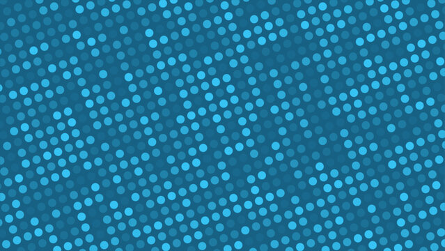 An abstract blue background with dots. Half tone blue texture.