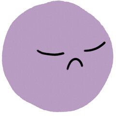 vector of happy smiley face in doodle illustration