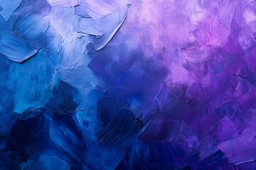 A blue to purple gradient background. Featuring bright blues, deep purples, and touches of violet