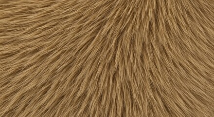 Fototapeta premium Detailed Closeup of Light Brown Fur Texture.