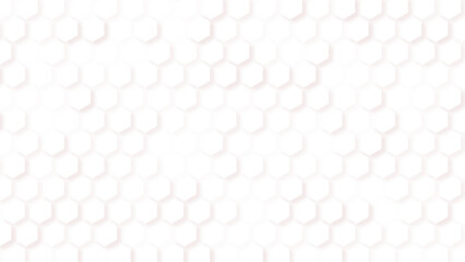 Black honeycomb on a white background. Isometric geometry. Grid seamless pattern. Hexagonal graphic design. Vector illustration.