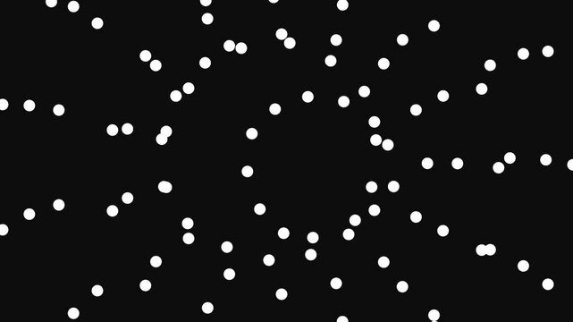Dots circles moving from the center Background