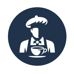 Barista 1 - Logo Icon Blue White-01