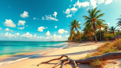 Vibrant Green Sand Beach Hawaii - Stunning Coastal Scene