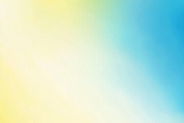 Fototapeta premium A cool cyan to light yellow gradient background. Featuring refreshing cyan blues, pale yellows, and hints of white