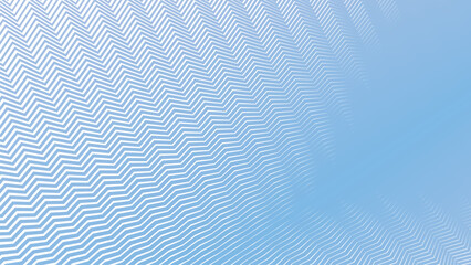 Aero Blue Zig zag line stripes pattern background for fabric style