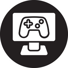 gaming glyph icon