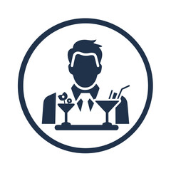 Barista 5 - Logo Icon White Blue-01