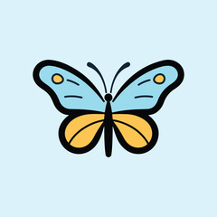 vector of illustration of butterfly