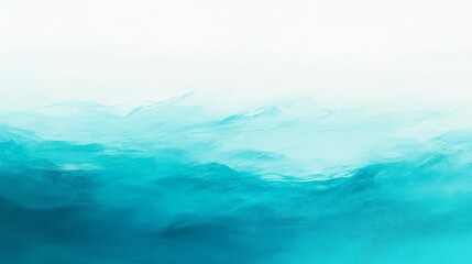 A cool turquoise ocean gradient background. Featuring turquoise blues, soft greens, and gentle whites