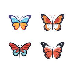 Obraz premium vector of illustration of butterfly