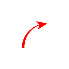 red arrow icon transparent Png File. arrow icon for your web site design, logo, app, UI. arrow indicated the direction symbol