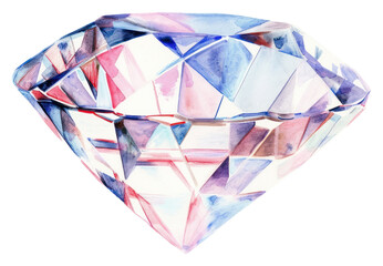 Fototapeta premium PNG Diamond jewelry gemstone white background accessories.