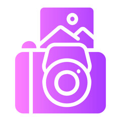 photographer gradient icon