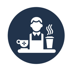 Barista 8 - Logo Icon Blue White-01