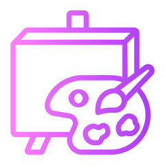 Paint Palette gradient icon
