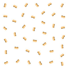 a bunch of food that is on a white surface