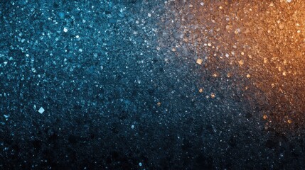 Fototapeta premium Abstract background grainy gradient gray orange glowing shape, blue backdrop banner poster header design, noise texture, copy space