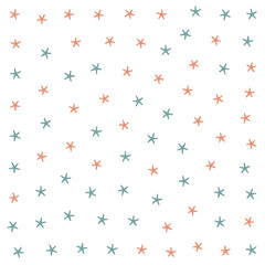 a pattern of stars on a white background