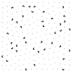 a pattern of black and white phases