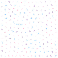 a pattern of different shapes and sizes