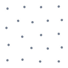 a white background with blue snowflakes