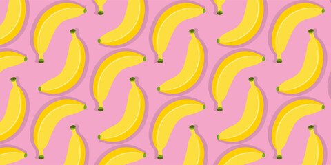 Minimalistic  abstract fruit pattern seamless background. Modern strawberry,orange,banana,  Perfect for textile design, screensavers, covers, cards, invitations and posters or summer background