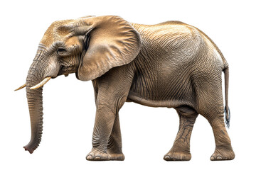 Obraz premium Majestic elephant walking gracefully in natural habitat