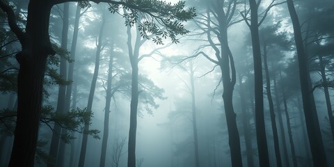 Obraz premium Enchanting and Mysterious Dreamlike Landscape