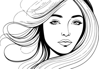 portrait of the girl