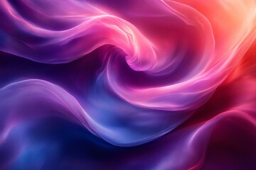Obraz premium abstract swirling smoke with vibrant colors blending together, creating a sense of energy and movement