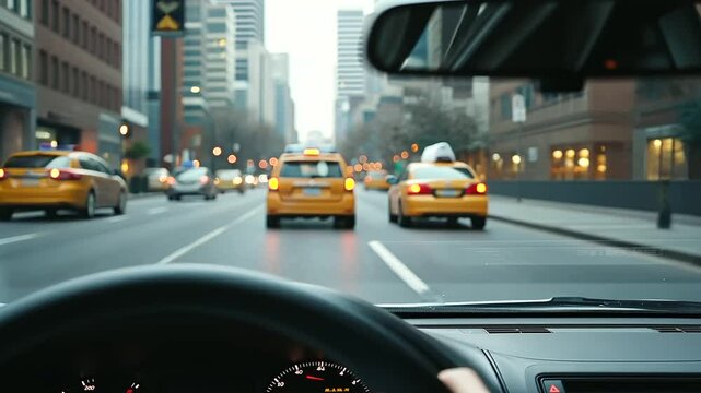 Close-up of a taxi meter displaying fare information