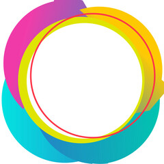 Obraz premium Transparent Geometric Banner