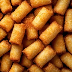 Golden Brown Crispy Snacks on a Wooden Surface Ready for Sharing