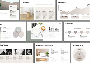 Business Pitch Deck Presentation Template