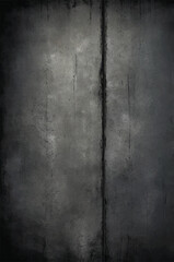 Obraz premium Black Rough Surface with Vertical Scratch – Moody and Dramatic Vector Background for Branding and Advertising