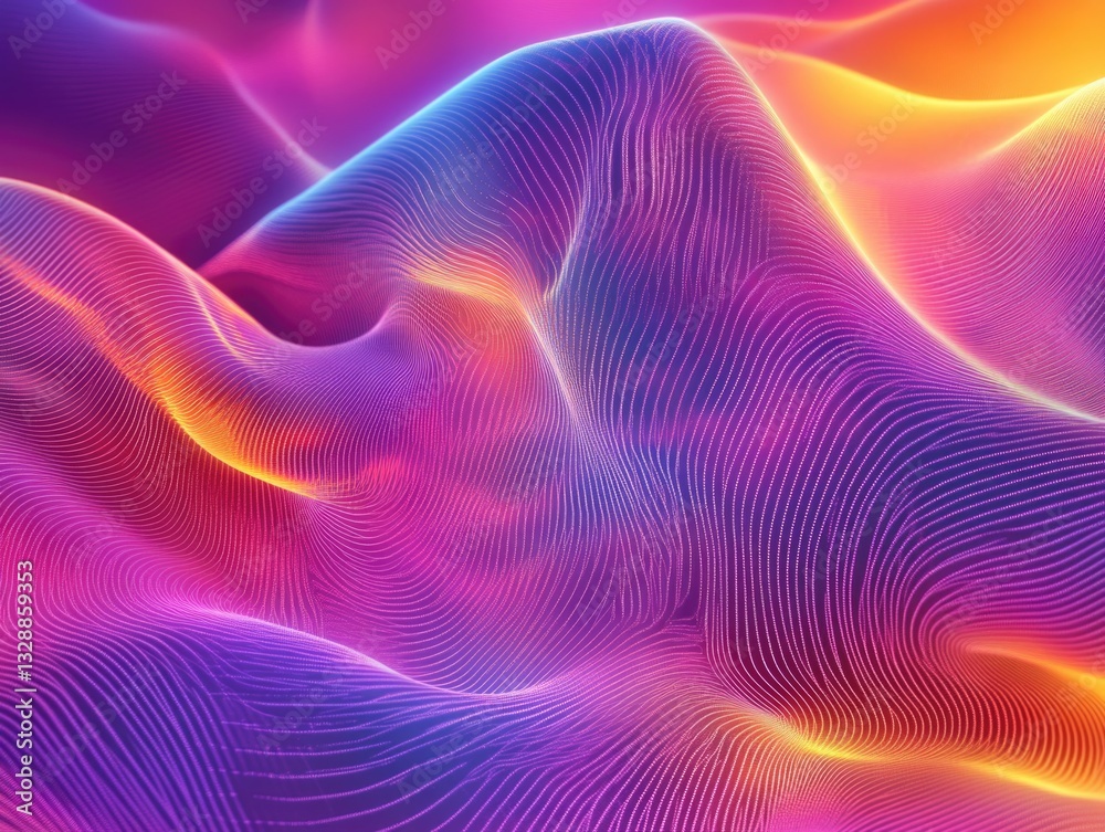 Poster Close-up shot of a colorful background with lines