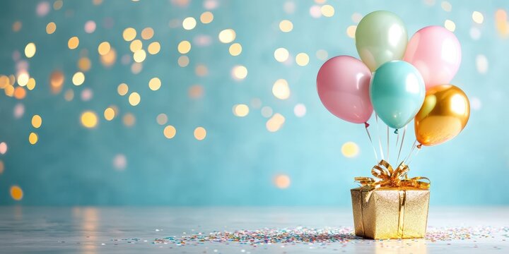 Festive Balloon Banner