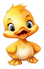 Obraz premium PNG Duck cartoon animal cute.